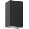 Image de PRIOS Applique Exterieur Irfan à intensité variable (Moderne) en Noir (à 2 lampes, GU10) Murale Luminaire Lampe Jardin Eclairage