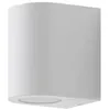 Image de PRIOS Applique Exterieur Irfan à intensité variable (Moderne) en Blanc (1 lampe,à GU10), Murale Luminaire Lampe Jardin Eclairage