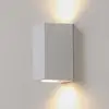 Image de Prios Irfan applique d'extérieur angulaire blanc 15,5 cm