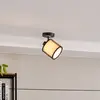 Image de Lindby Chizoma spot pour plafond à 1 lampe abat-jour en tissu