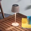 Image de Lampe à poser LED rechargeable Lindby Esali, beige, métal, IP65