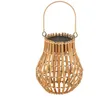 Image de Lindby LED Lampe solaire extérieur Amaria à intensité variable (Traditionnel) en Marron (1 lampe,à), lampe jardin