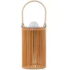 Image de Lindby LED Lampe solaire extérieur Amaria à intensité variable (Traditionnel) en Marron (1 lampe,à), lampe jardin