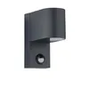 Image de Lindby Applique extérieure Gelso (Moderne) en Noir Aluminium (1 lampe,à GU10), pour mur extérieur/façade de maison terrasse und balcon