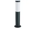 Image de Lindby Luminaire extérieur Statius (Moderne) en Noir Inox (1 lampe,à E27), Borne lumineuse luminaire pour socle