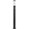 Image de Lindby Luminaire extérieur Statius (Moderne) en Noir Métal (1 lampe,à E27), Borne lumineuse luminaire pour socle