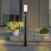 Image de Bornes lumineuses Lindby Statius, anthracite/blanc, capteur, 100 cm