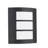 Image de Lindby Applique extérieure Vimal à intensité variable (Moderne) en Noir Aluminium (1 lampe,à E27), pour mur extérieur/façade de maison terrasse und balcon