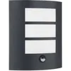Image de Lindby Applique extérieure Vimal à intensité variable (Moderne) en Noir Aluminium (1 lampe,à E27), pour mur extérieur/façade de maison terrasse und balcon