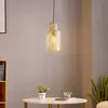 Image de Lindby Suspension Venora, Ø 15 cm, bambou, E27