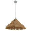 Image de Lindby Suspension Borys à intensité variable (Traditionnel) en Marron e. a. pour Salon & Salle manger (1 lampe,à E27), Luminaire Lampe Plafond Plafonnier Suspendue