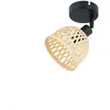 Image de Lindby Spot Youstin à intensité variable (Traditionnel) en Marron e. a. pour Salon & Salle manger (1 lampe,à E14), Lampe encastrable plafonnier applique