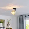 Image de Lindby spot pour plafond Youstin, Ø 12,5 cm, bambou, E14
