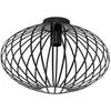 Image de Lindby Plafonnier Maivi à intensité variable (Moderne) en Noir Métal e. a. pour Salon & Salle manger (1 lampe,à E27), Luminaire Lampe Plafond Eclerage Eclairage Interieur