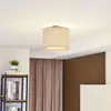Image de Plafonnier Soula de Lindby, Ø 26 cm, beige, plastique, E27