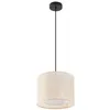 Image de Lindby Suspension Soula à intensité variable (Traditionnel) en Beige e. a. pour Salon & Salle manger (1 lampe,à E27), Luminaire Lampe Plafond Plafonnier