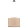 Image de Lindby Suspension Soula à intensité variable (Traditionnel) en Beige e. a. pour Salon & Salle manger (1 lampe,à E27), Luminaire Lampe Plafond Plafonnier