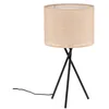Image de Lindby Lampe à poser Soula (Traditionnel) en Beige e. a. pour Salon & Salle manger (1 lampe,à E27),
