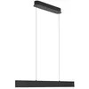 Image de Lucande LED Suspension Philine à intensité variable (Moderne) en Noir e. a. pour Salon & Salle manger (1 lampe,à), lampe plafonnier suspension