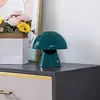 Image de Lindby lampe de table LED rechargeable Nevijo, pétrole, Ø18cm, USB,