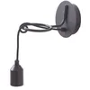 Image de Lindby Applique Murale Elira à intensité variable (Moderne) en Noir Métal e. a. pour Salon & Salle manger (1 lampe,à E27), Lampe Eclairage Luminaire Mural