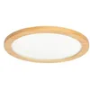 Image de Lucande LED Plafonnier Joren à intensité variable (Traditionnel) en Marron Bois e. a. pour Salon & Salle manger (1 lampe,à), Eclairage Lampe Luminaire Plafond Eclerage