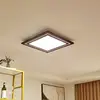 Image de Lucande Plafonnier LED Leicy, nickel 60 cm RVB color flow