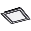 Image de Lucande LED Plafonnier Leicy à intensité variable (Moderne) en Noir Métal e. a. pour Salon & Salle manger (1 lampe,à), Eclairage Lampe Luminaire Plafond Eclerage