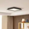 Image de Lucande Plafonnier LED Leicy, noir, 44 cm, RVB, CCT