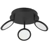 Image de Lindby LED Plafonnier Manel à intensité variable (Moderne) en Noir Métal e. a. pour Salon & Salle manger (à 3 lampes,), Eclairage Lampe Luminaire Plafond Eclerage