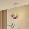 Image de Suspension Lucande Diborah, Ø 40 cm, multicolore, verre, G9