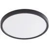 Image de Lindby LED Plafonnier Pravin (Moderne) en Noir e. a. pour Salon & Salle à manger (1 lampe,à), Eclairage Lampe Luminaire Plafond Eclerage Interieur