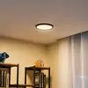 Image de Lindby Smart Plafonnier LED Pravin, Ø 23 cm, CCT, noir