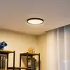 Image de Lindby Plafonnier LED Pravin, Ø 30 cm, CCT, noir