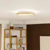 Image de Lindby Smart Plafonnier LED Mirren Bois Ø39,5cm CCT Tuya