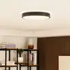 Image de Lindby Smart plafonnier LED Innes noir 38 cm RVB CCT Tuya