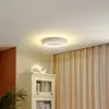 Image de Lindby Plafonnier LED Yasmen, blanc, métal, 3-step-dim