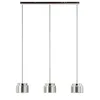 Image de Lucande Suspension Diano (Moderne) en Gris Verre e. a. pour Salon & Salle à manger (à 3 lampes, GX53) Luminaire Lampe Plafond Plafonnier Suspendue