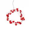 Image de Lindby Guirlande lumineuse LED en forme de coeur - 3,20 m - 30 LED - Décoration de Saint-Valentin, anniversaire, mariage, fête des mères, coiffeuse, chambre à coucher