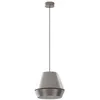 Image de Lucande LED Suspension Mynoria (Moderne) en Gris Aluminium e. a. pour Salon & Salle à manger (1 lampe,à), lampe plafonnier suspension