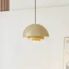 Image de Lucande Nymara suspension LED, beige, aluminium, Ø 40 cm
