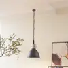 Image de Lucande suspension Kaeloria, noir/argent, aluminium, Ø 35 cm