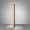 Image de Quitani Lampadaire LED Elis, noyer/nickel
