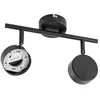 Image de Lindby Spot Jyla à intensité variable (Moderne) en Noir Métal e. a. pour Bureau (à 2 lampes, GX53) Lampe encastrable plafonnier applique
