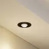 Image de Luminaire encastrable Lindby Jyla, noir mat, Ø 13 cm, GX53