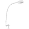 Image de Lindby Lampe à pince Jyla (Moderne) en Blanc Métal e. a. pour Salon & Salle manger (1 lampe,à GX53), poser lampe liseuse