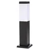 Image de Lindby Luminaire extérieur Honula à intensité variable (Moderne) en Noir Inox (1 lampe,à E27), borne eclairage exterieur lumineuse luminaire