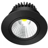 Image de Arcchio LED Spot encastrable haute tension Zarik à intensité variable (Moderne) en Noir Aluminium e. a. pour Salon & Salle manger (1 lampe,à), Projecteur lampe plafonnier applique