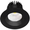 Image de Arcchio LED Spot encastrable haute tension Aryx à intensité variable (Moderne) en Noir Aluminium e. a. pour Salon & Salle manger (1 lampe,à), Projecteur lampe plafonnier applique