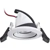 Image de Arcchio LED Spot encastrable haute tension Harcos (Moderne) en Blanc Aluminium e. a. pour Salon & Salle à manger (1 lampe,à), Projecteur lampe plafonnier applique